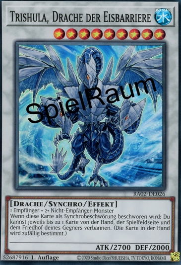 Trishula, Dragon of the Ice Barrier (V.2 - Ultra Rare)