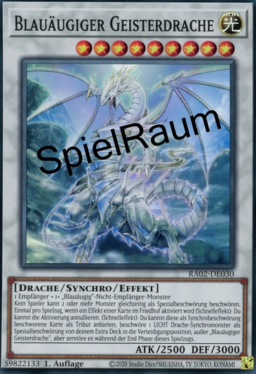 Blue-Eyes Spirit Dragon (V.2 - Ultra Rare)