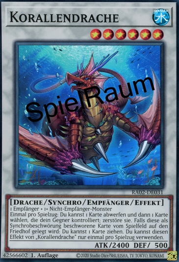Coral Dragon (V.3 - Secret Rare)