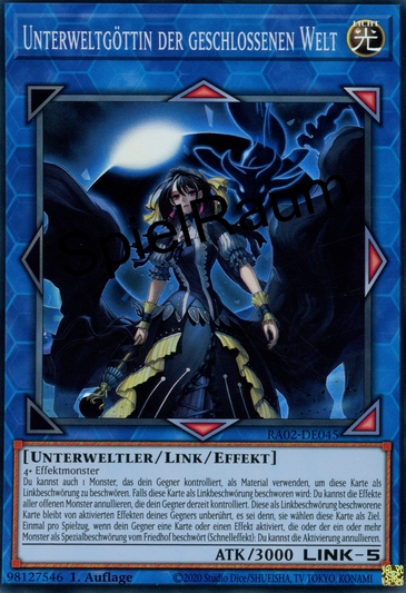Underworld Goddess of the Closed World (V.2 - Ultra Rare)