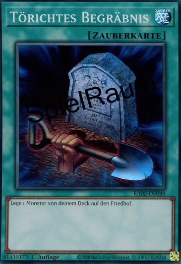 Foolish Burial (V.2 - Ultra Rare)