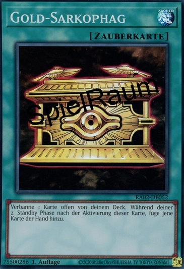 Gold Sarcophagus (V.5 - Quarter Century Secret Rare)