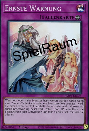 Solemn Warning (V.2 - Ultra Rare)