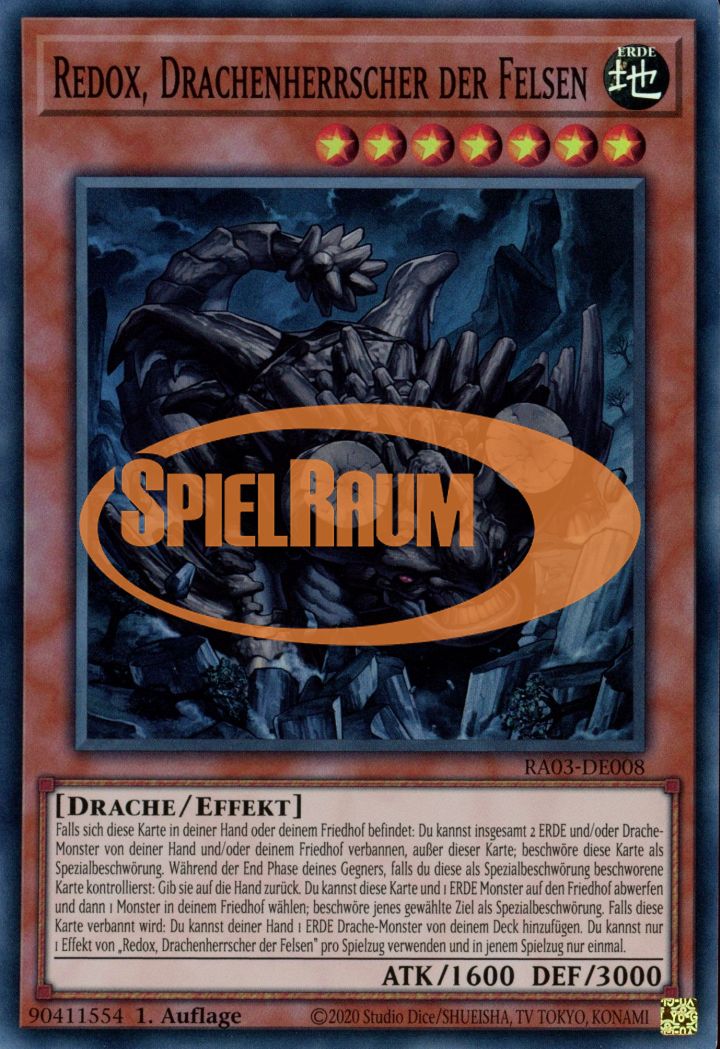 Redox, Dragon Ruler of Boulders (V.1 - Super Rare)