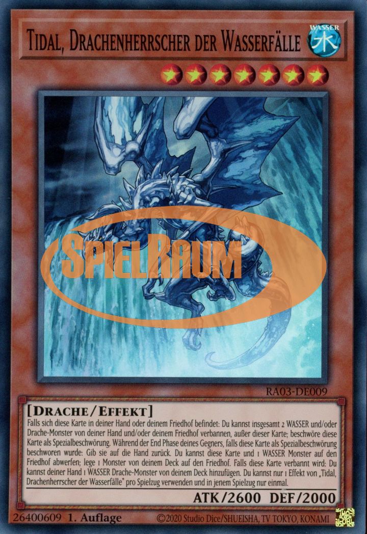Tidal, Dragon Ruler of Waterfalls (V.1 - Super Rare)