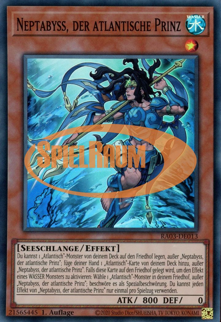 Neptabyss, the Atlantean Prince (V.1 - Super Rare)