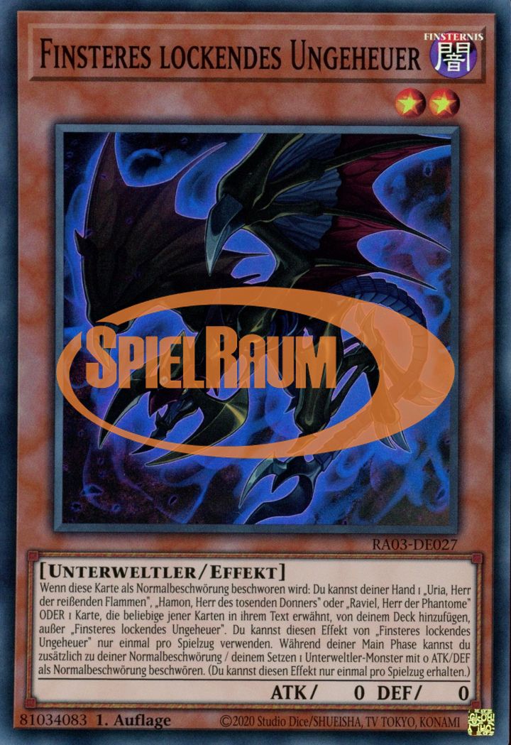 Dark Beckoning Beast (V.1 - Super Rare)