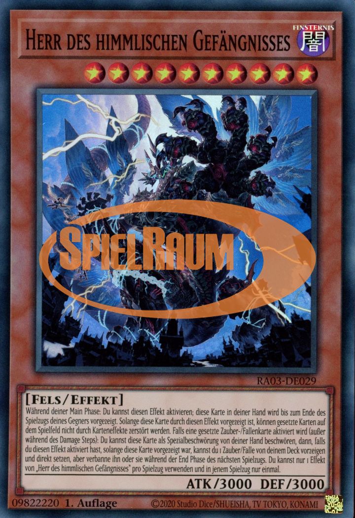 Lord of the Heavenly Prison (V.1 - Super Rare)