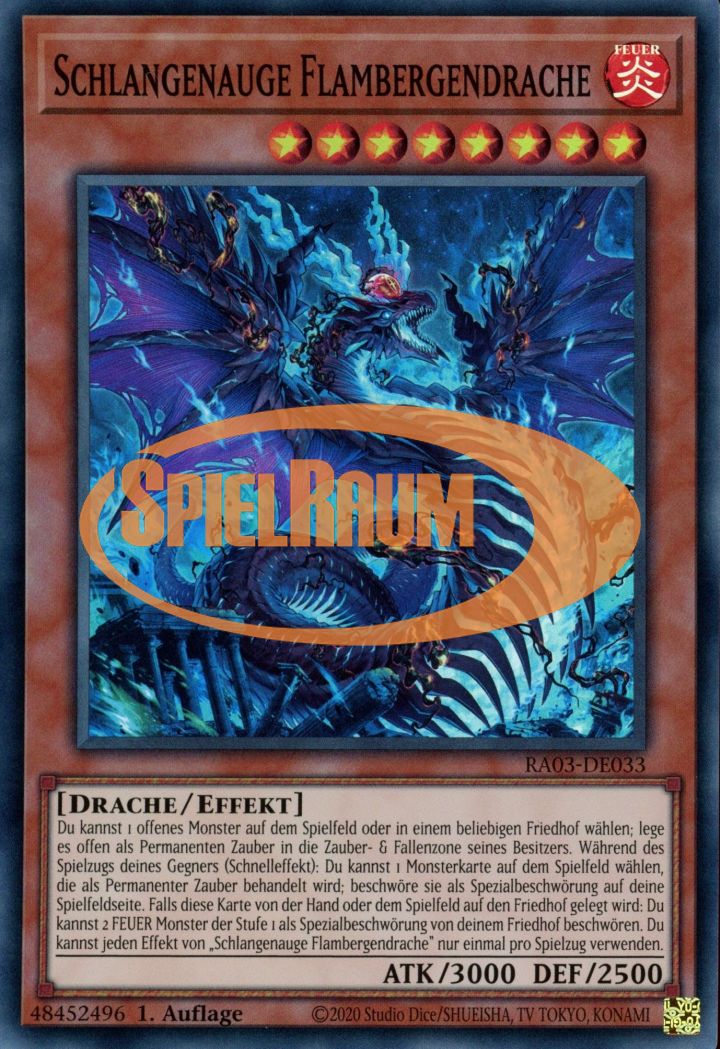 Snake-Eyes Flamberge Dragon (V.1 - Super Rare)