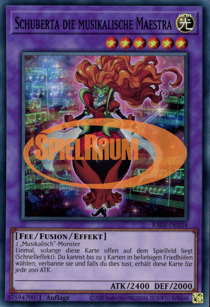 Schuberta the Melodious Maestra (V.1 - Super Rare)