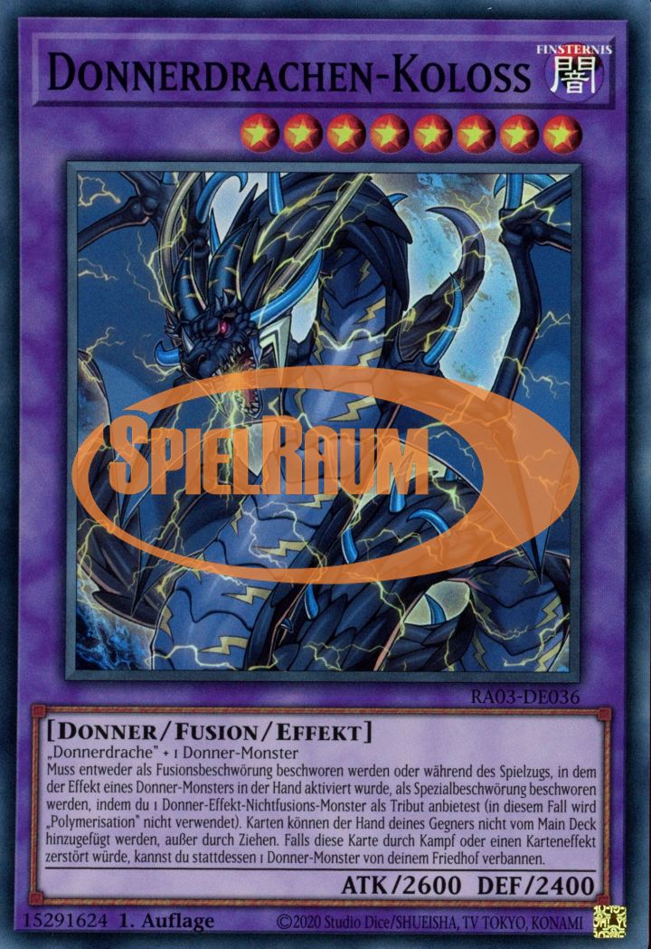Thunder Dragon Colossus (V.1 - Super Rare)
