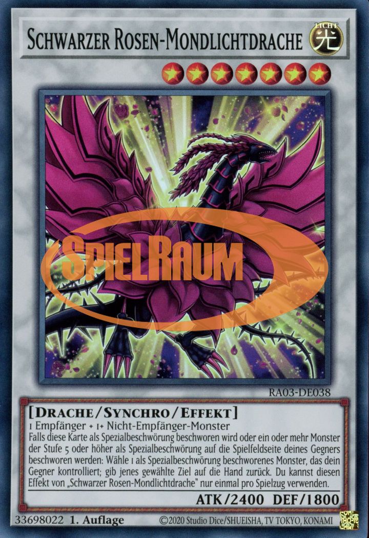 Black Rose Moonlight Dragon (V.1 - Super Rare)