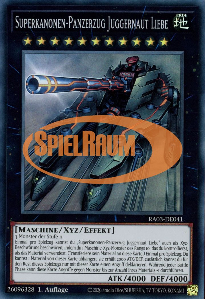 Superdreadnought Rail Cannon Juggernaut Liebe (V.1 - Super Rare)