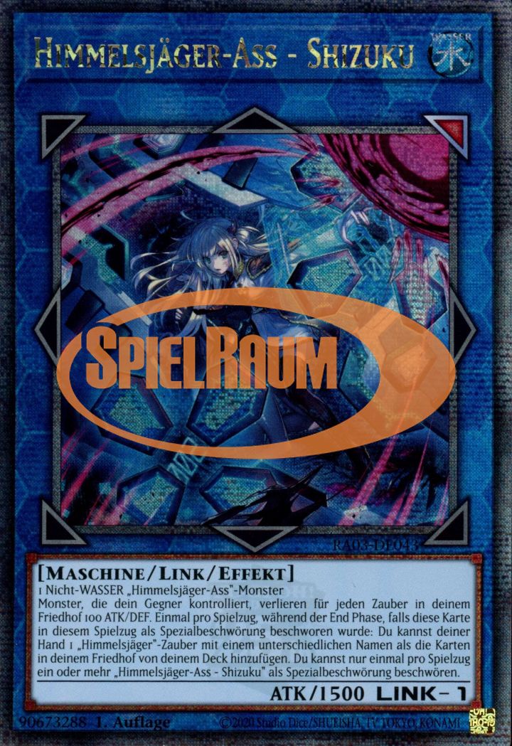 Sky Striker Ace - Shizuku (V.6 - Quarter Century Secret Rare)