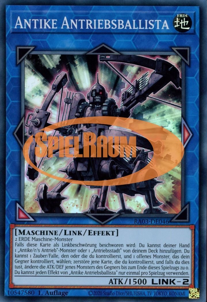 Ancient Gear Ballista (V.1 - Super Rare)