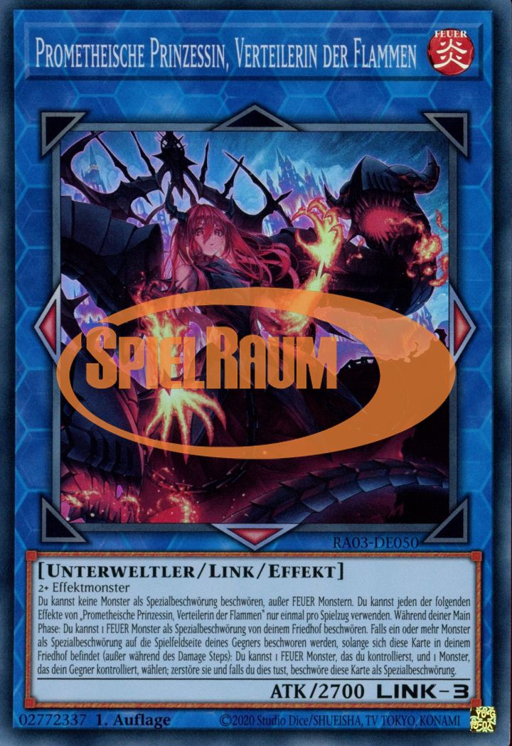 Promethean Princess, Bestower of Flames (V.1 - Super Rare)