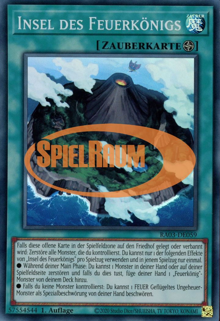 Fire King Island (V.1 - Super Rare)