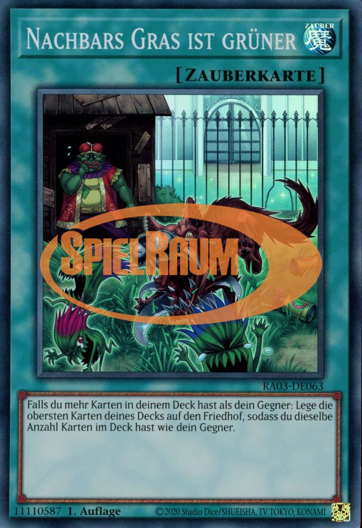 That Grass Looks Greener (V.1 - Super Rare)