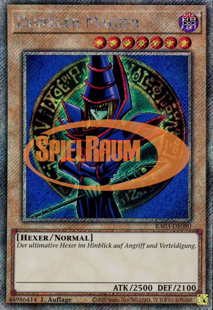 Dark Magician (V.1 - Platinum Secret Rare)