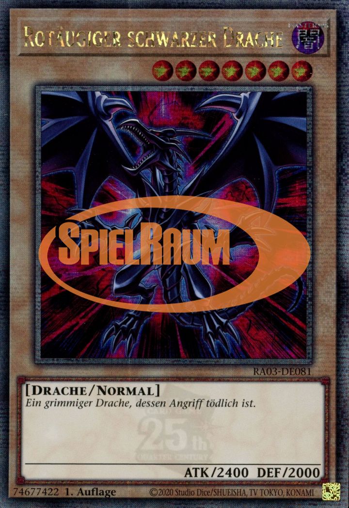 Red-Eyes Black Dragon (V.1 - Platinum Secret Rare)