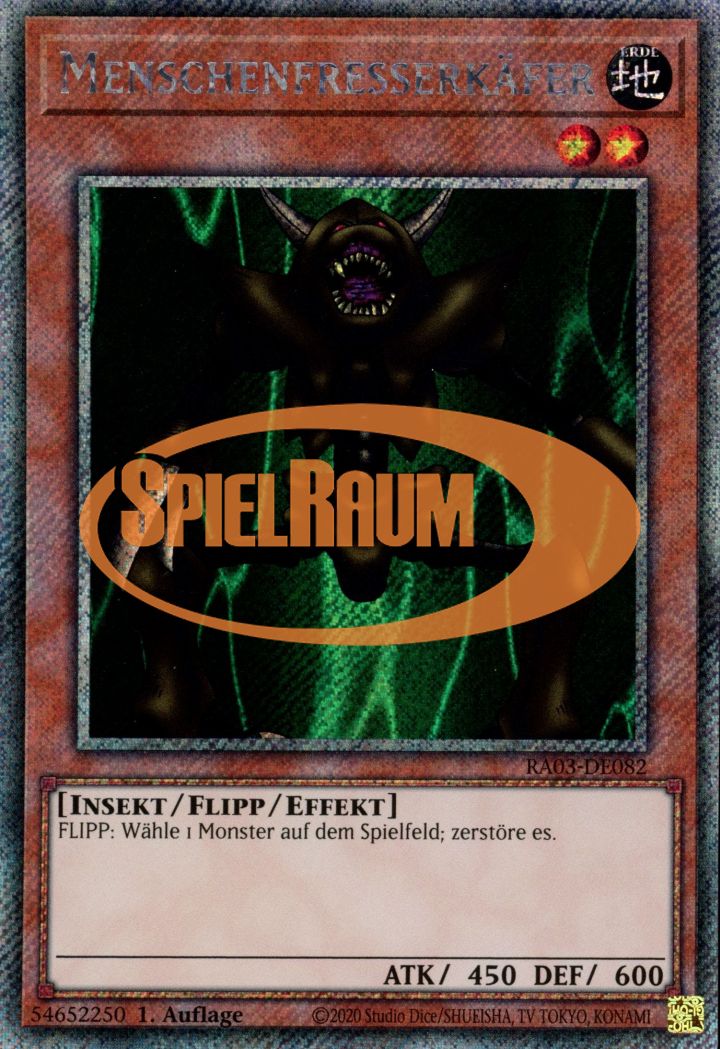 Man-Eater Bug (V.1 - Platinum Secret Rare)
