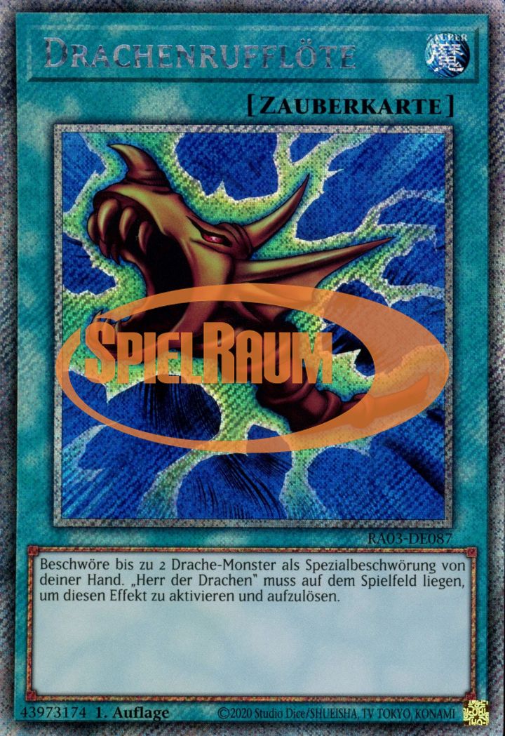 The Flute of Summoning Dragon (V.1 - Platinum Secret Rare)