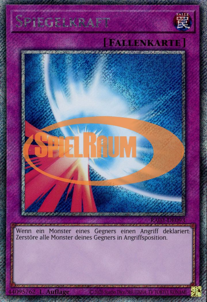 Mirror Force (V.1 - Platinum Secret Rare)