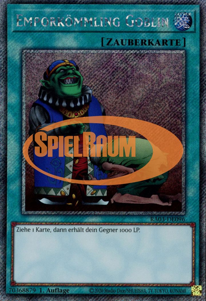 Upstart Goblin (V.1 - Platinum Secret Rare)