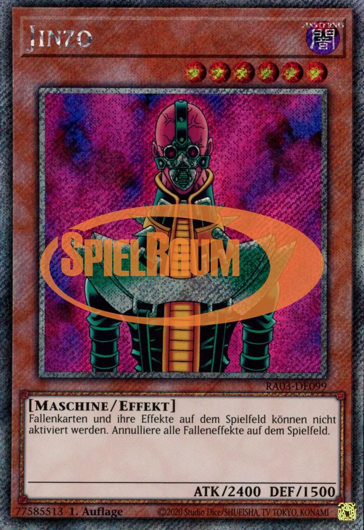 Jinzo (V.1 - Platinum Secret Rare)