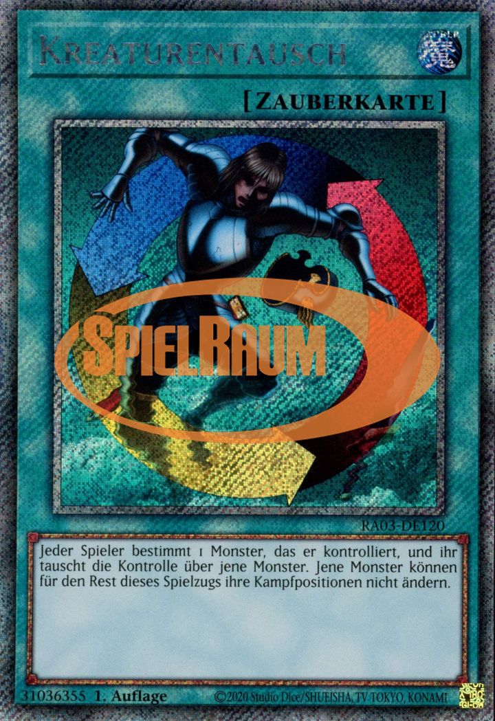 Creature Swap (V.1 - Platinum Secret Rare)