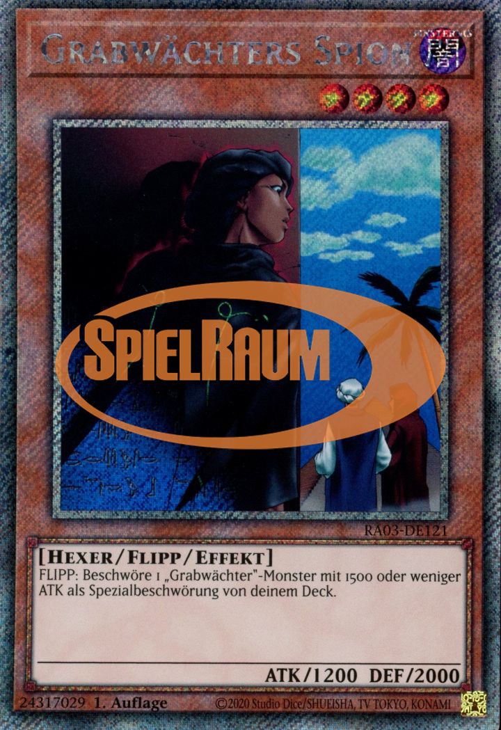 Gravekeeper's Spy (V.1 - Platinum Secret Rare)