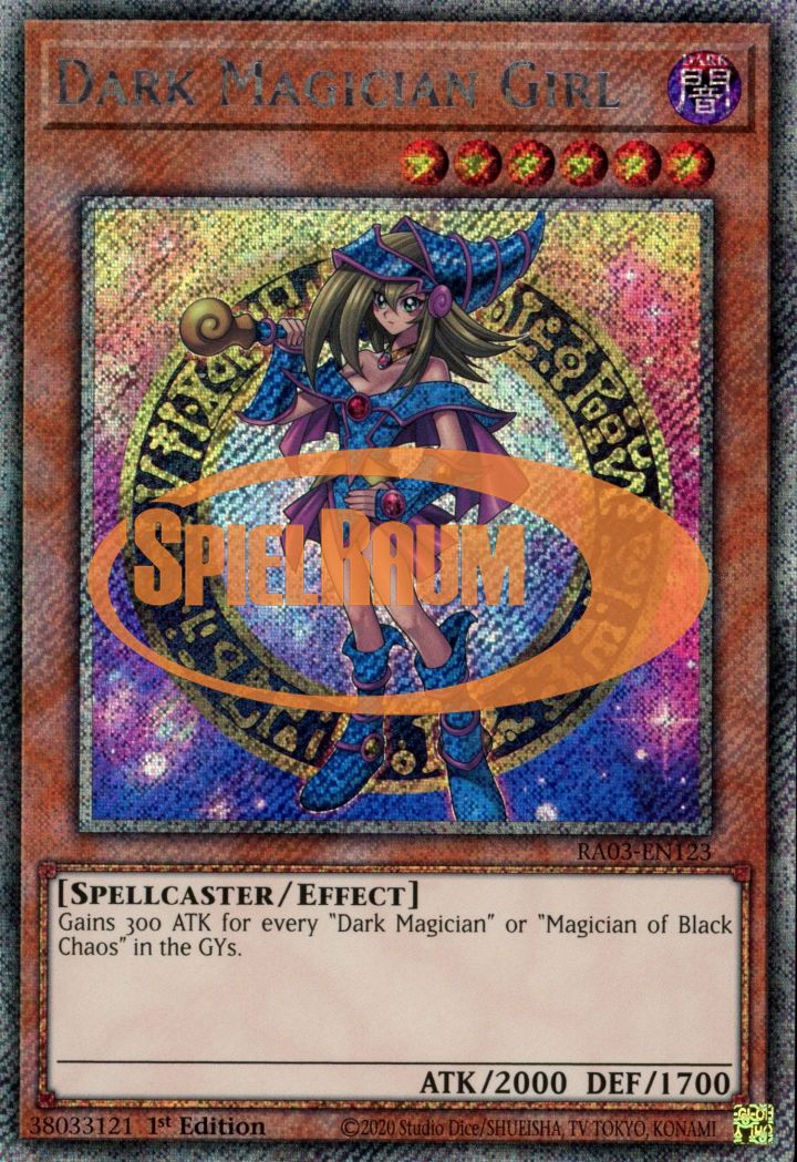 Dark Magician Girl (V.6 - Quarter Century Secret Rare)