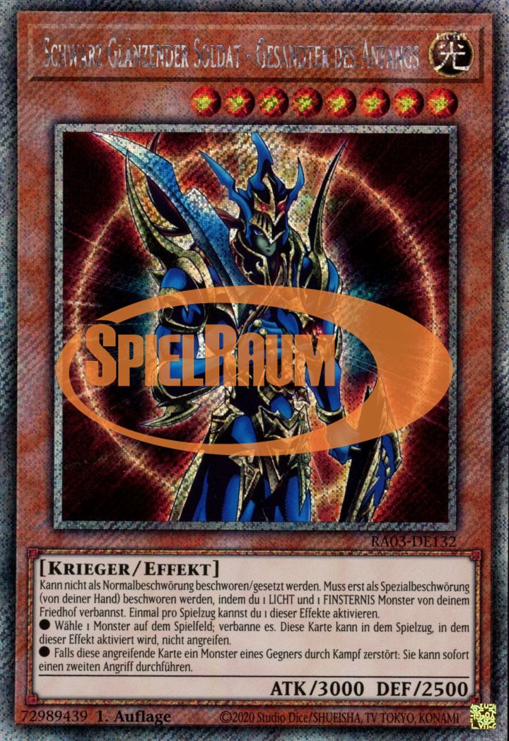 Black Luster Soldier - Envoy of the Beginning (V.1 - Platinum Secret Rare)