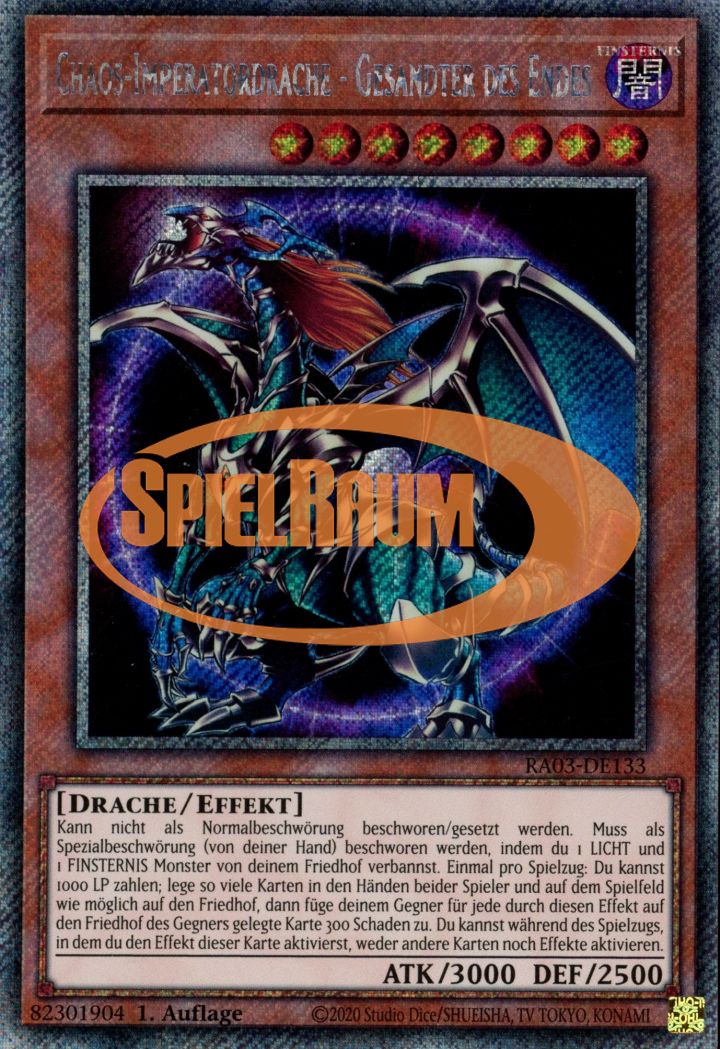 Chaos Emperor Dragon - Envoy of the End (V.1 - Platinum Secret Rare)