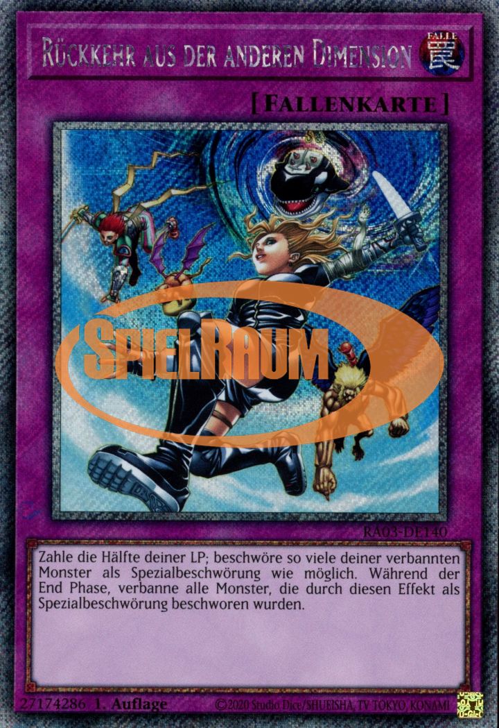 Return from the Different Dimension (V.1 - Platinum Secret Rare)