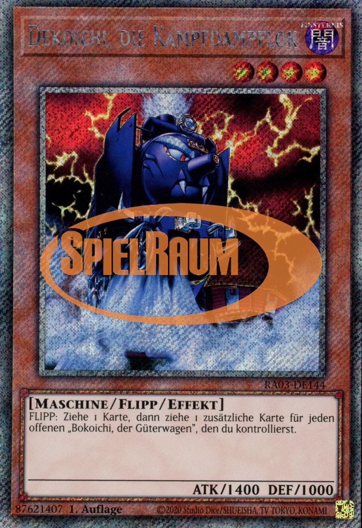 Dekoichi the Battlechanted Locomotive (V.1 - Platinum Secret Rare)