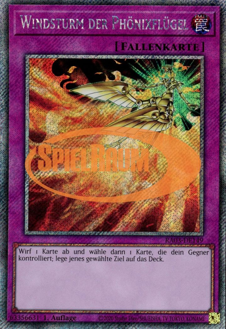 Phoenix Wing Wind Blast (V.1 - Platinum Secret Rare)