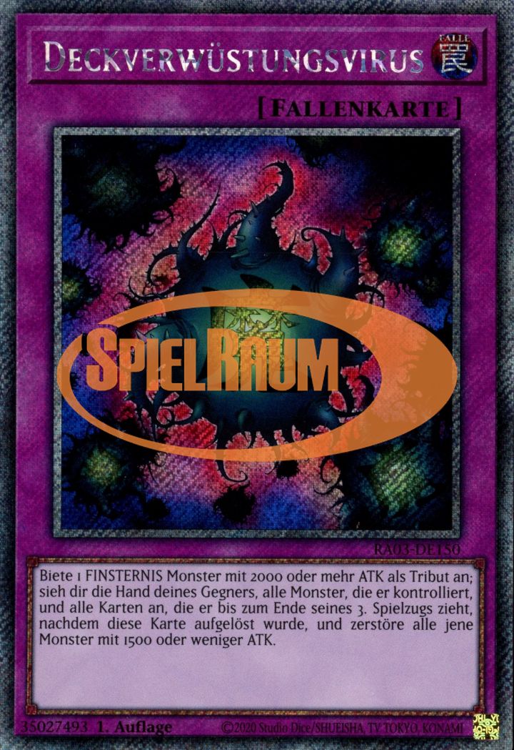 Deck Devastation Virus (V.1 - Platinum Secret Rare)