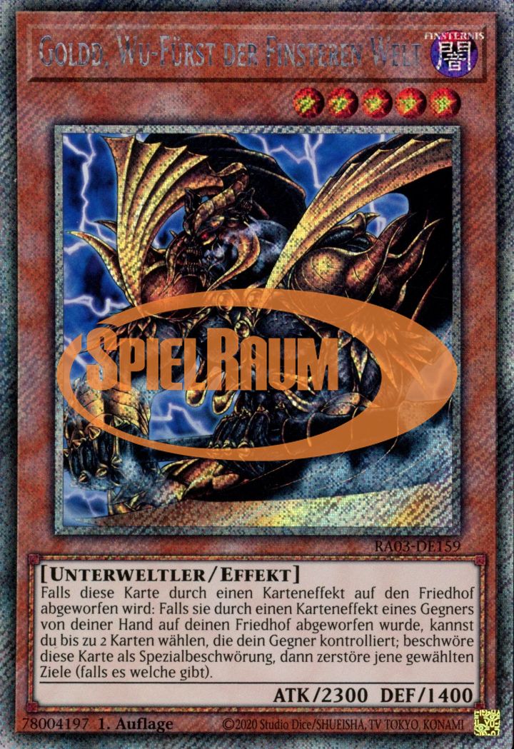 Goldd, Wu-Lord of Dark World (V.1 - Platinum Secret Rare)