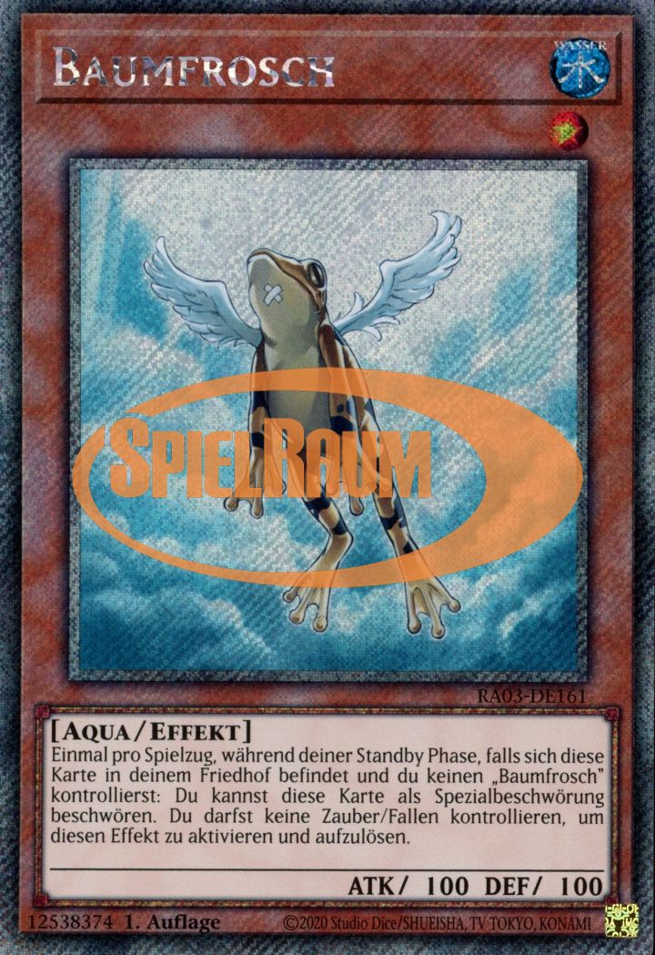 Treeborn Frog (V.1 - Platinum Secret Rare)