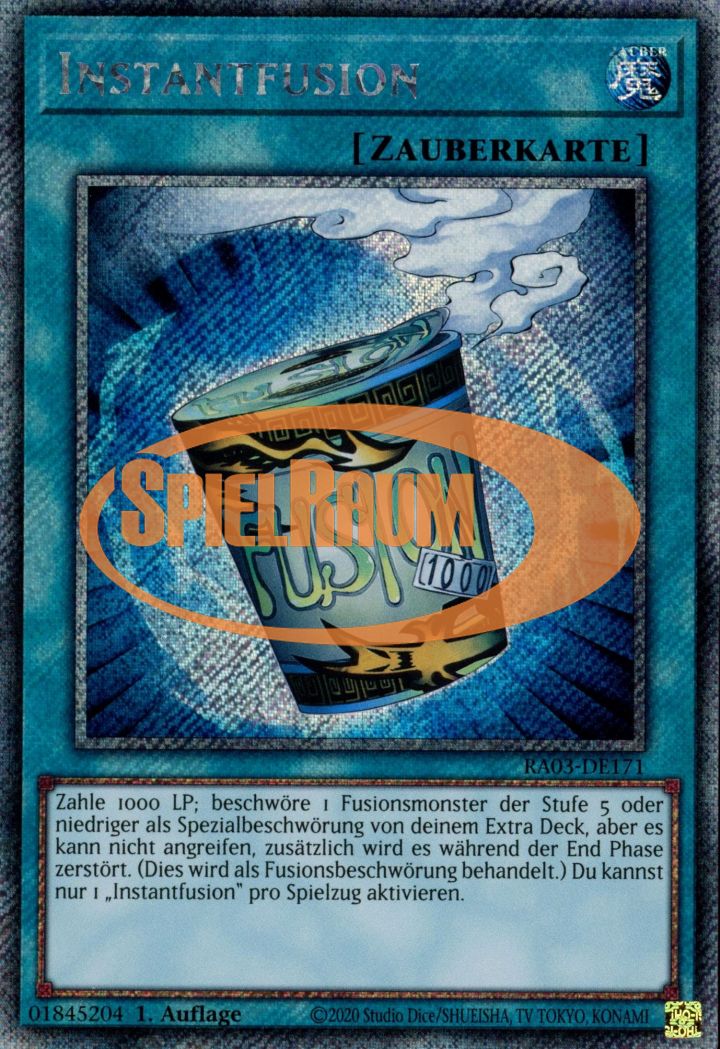 Instant Fusion (V.1 - Platinum Secret Rare)