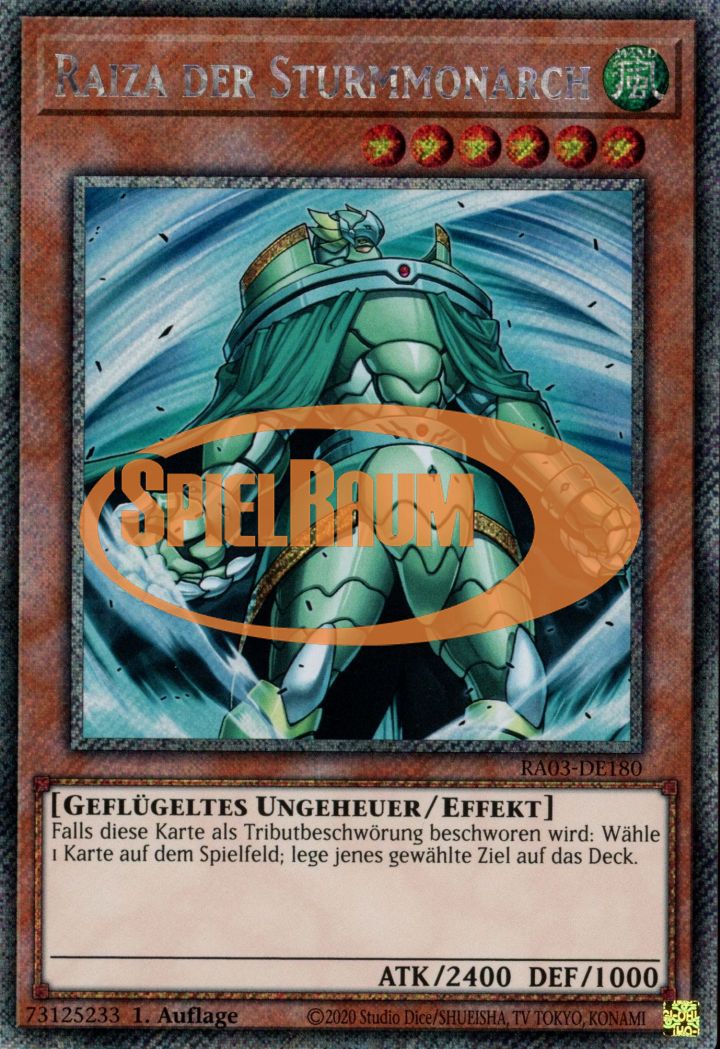 Raiza the Storm Monarch (V.1 - Platinum Secret Rare)
