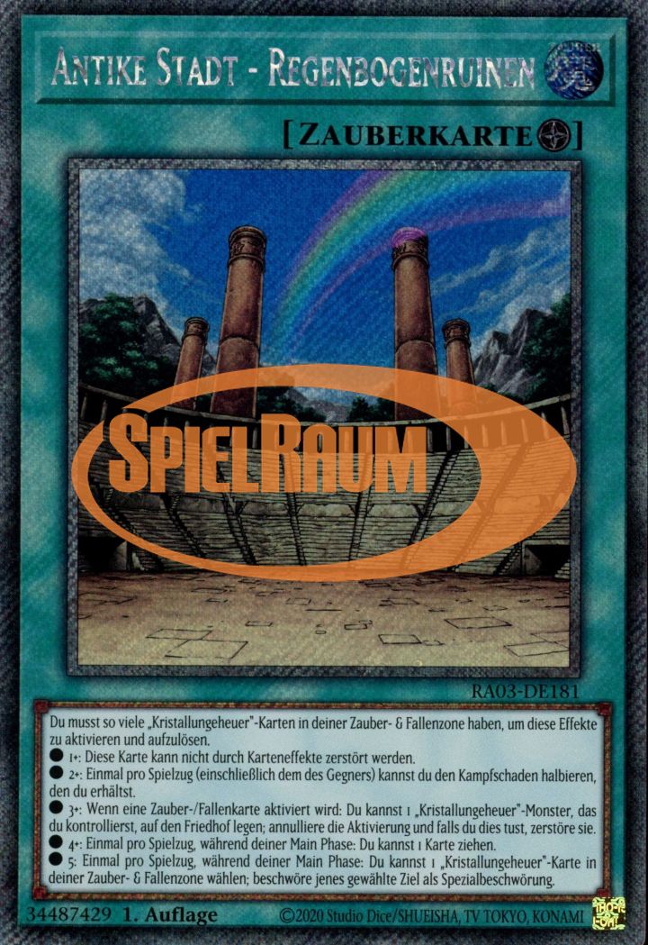 Ancient City - Rainbow Ruins (V.1 - Platinum Secret Rare)