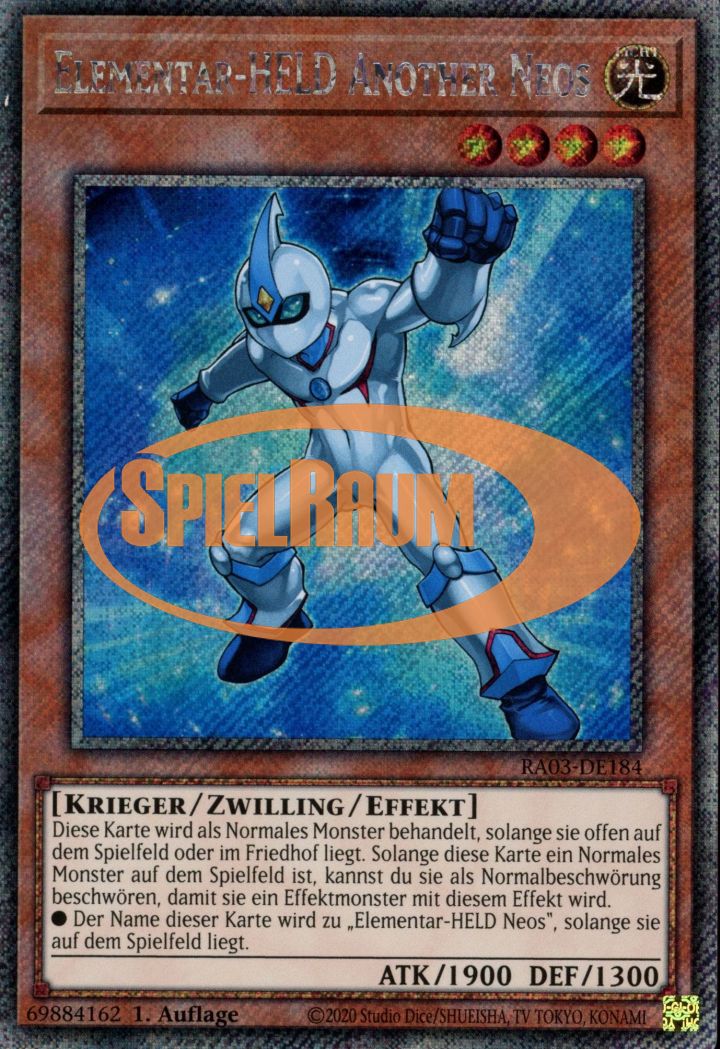 Elemental HERO Neos Alius (V.1 - Platinum Secret Rare)