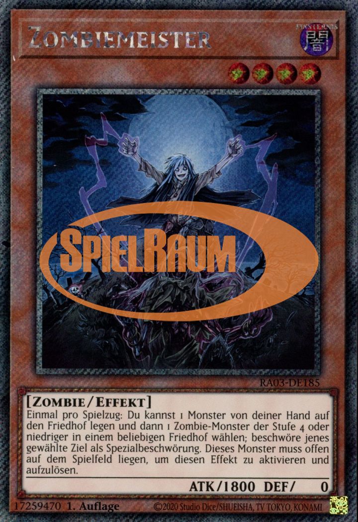 Zombie Master (V.1 - Platinum Secret Rare)