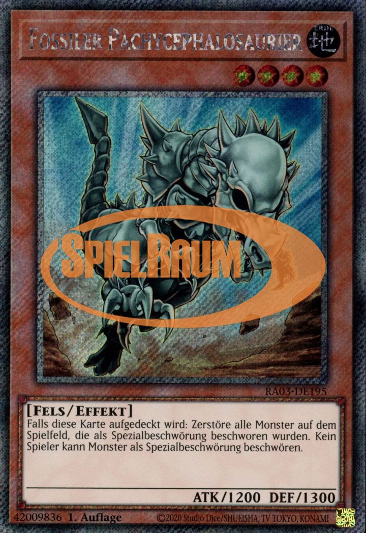 Fossil Dyna Pachycephalo (V.1 - Platinum Secret Rare)