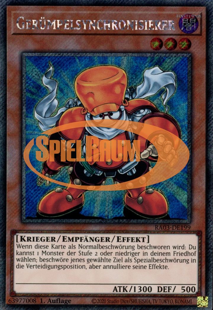 Junk Synchron (V.1 - Platinum Secret Rare)