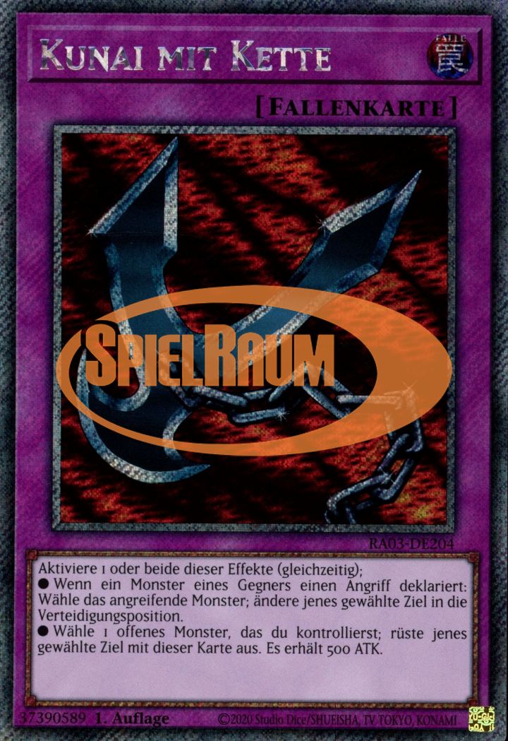 Kunai with Chain (V.1 - Platinum Secret Rare)