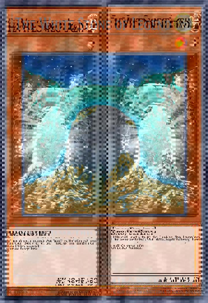 The White Stone of Legend (V.1 - Platinum Secret Rare)