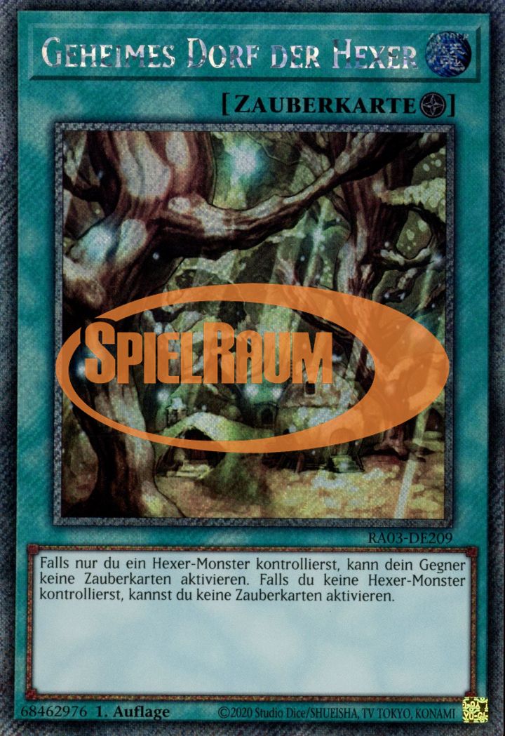 Secret Village of the Spellcasters (V.1 - Platinum Secret Rare)
